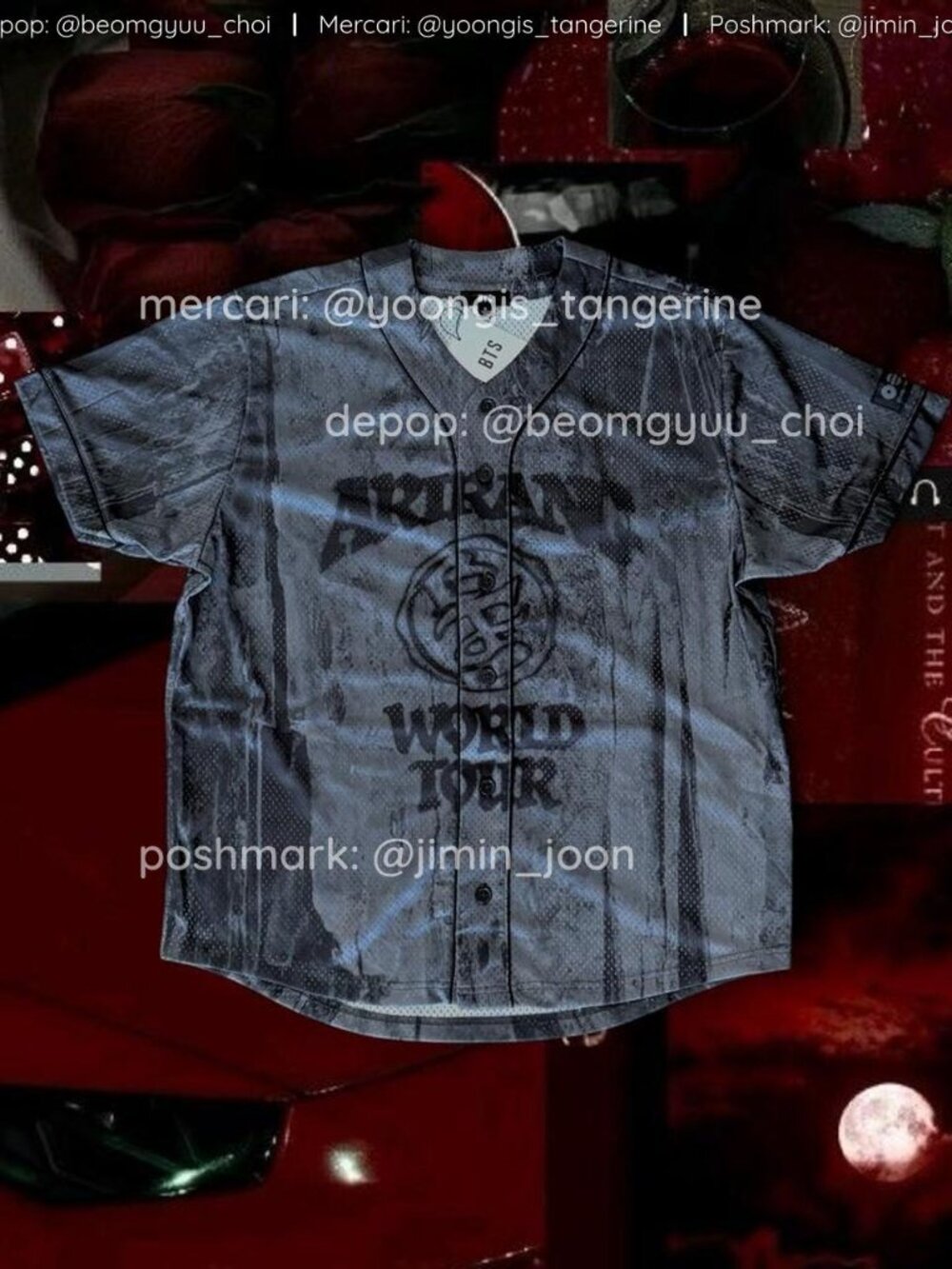 Official BTS Arirang World Tour Jimin jersey unisex
